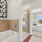 Bathroom with spacious bathtub and walk-in shower