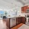Spacious kitchen with stainless steel appliances