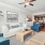 Bright living room with wood-style floors and open design